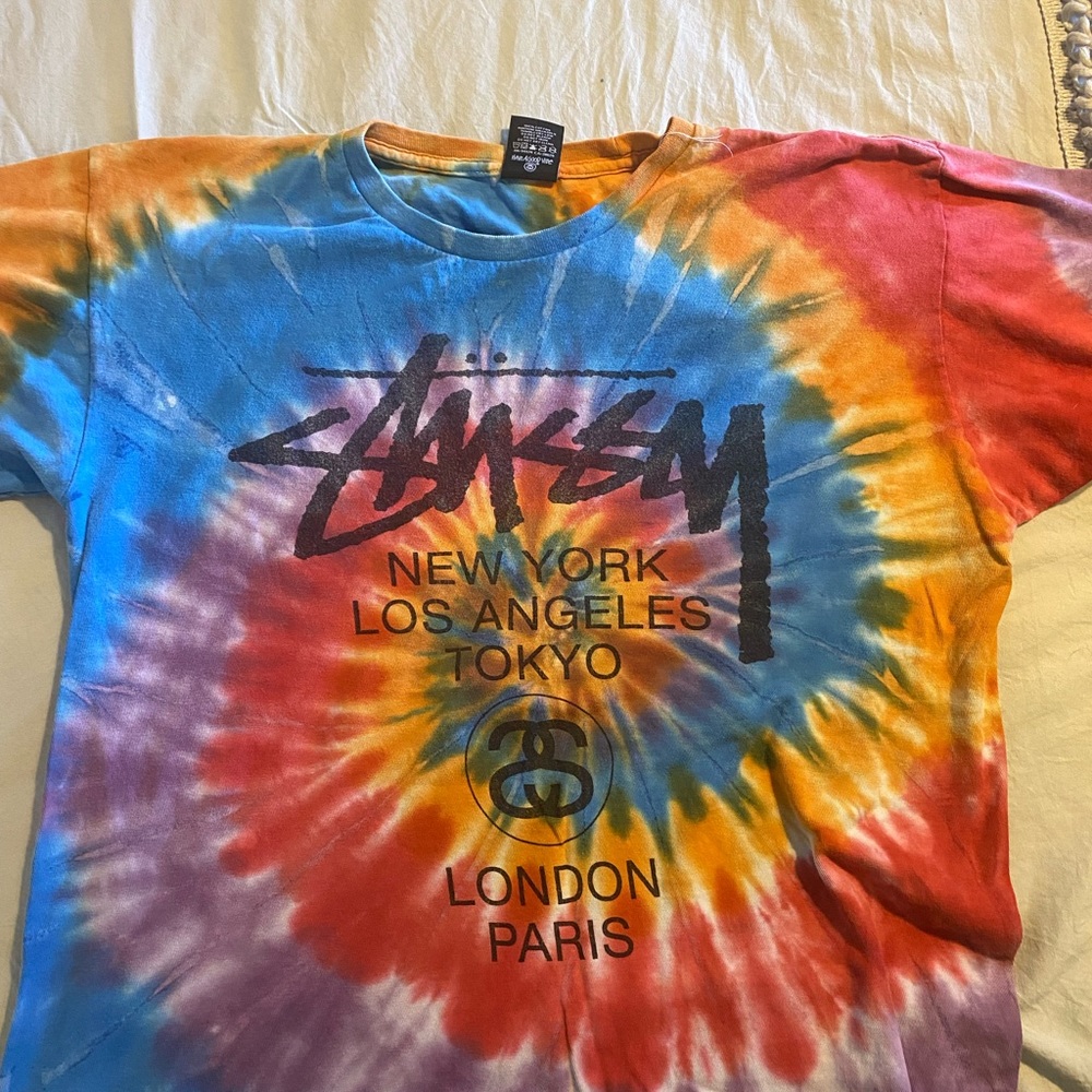 Stussy tie-die t-shirt.